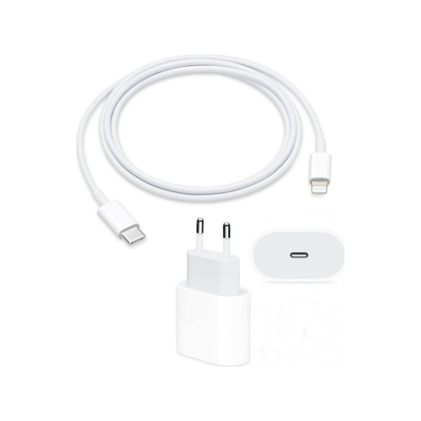 20W Güç Adaptörü + USB-C to Lightning